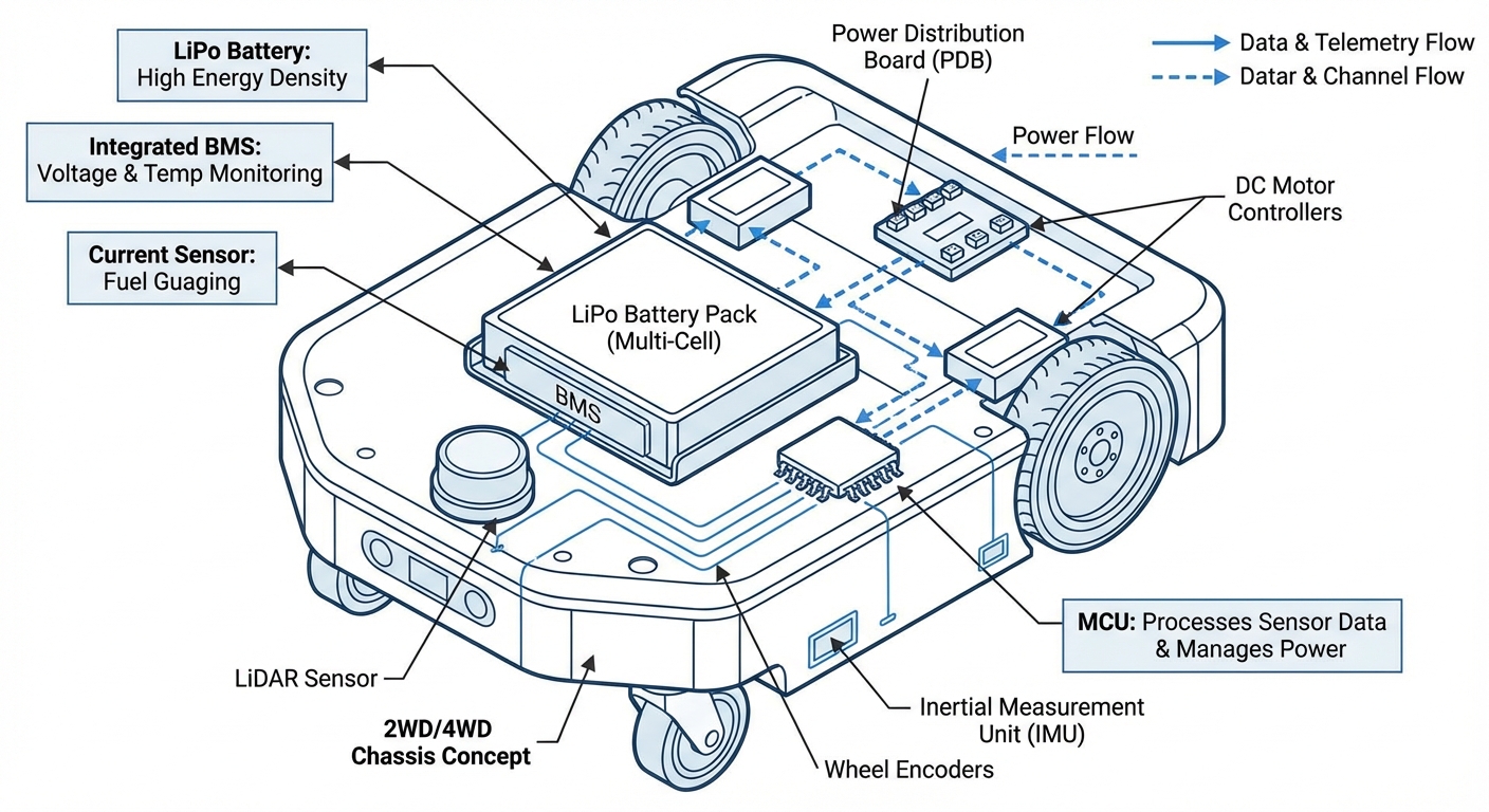 Technical Diagram of LiPo Cell Structure