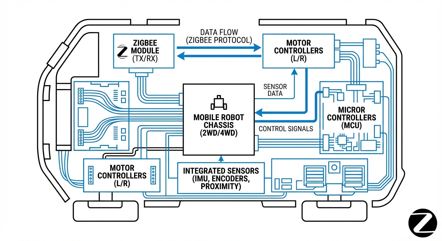 Zigbee Mesh Network Diagram
