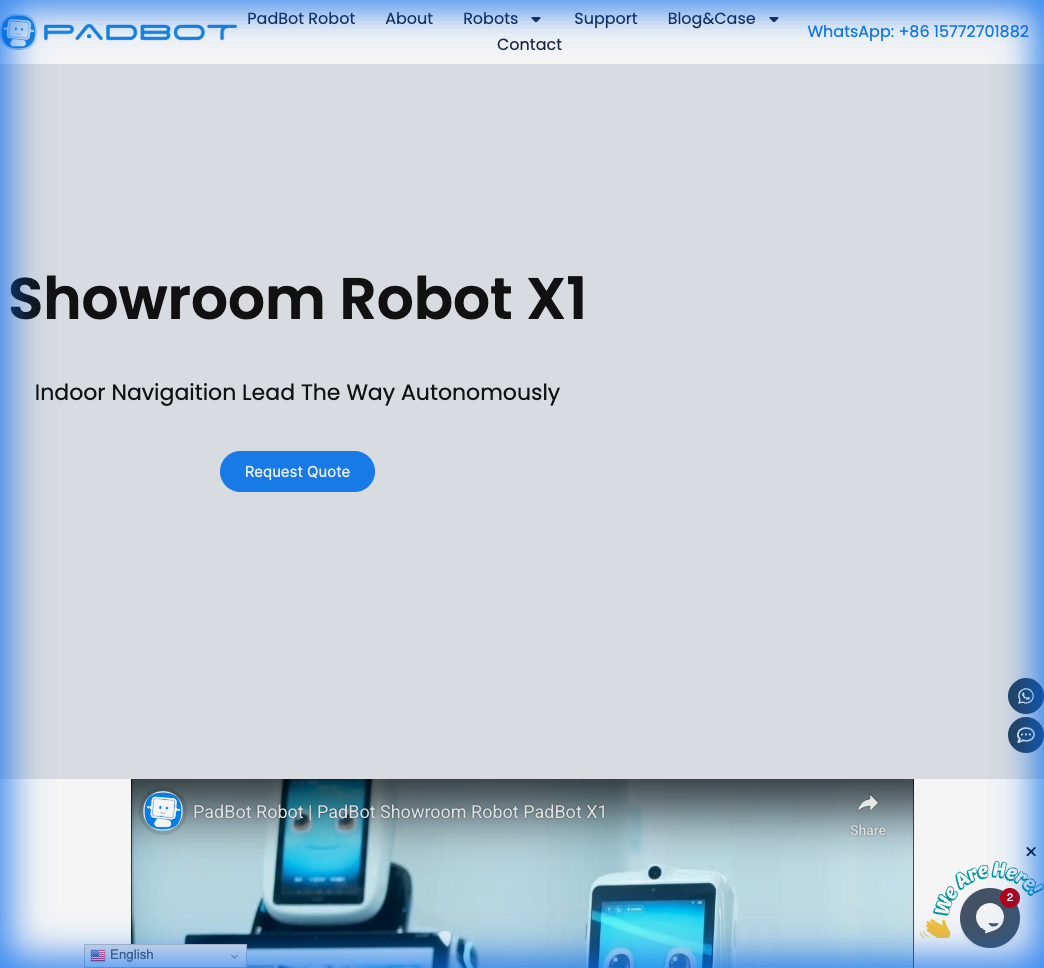 Showroom Robot X1
